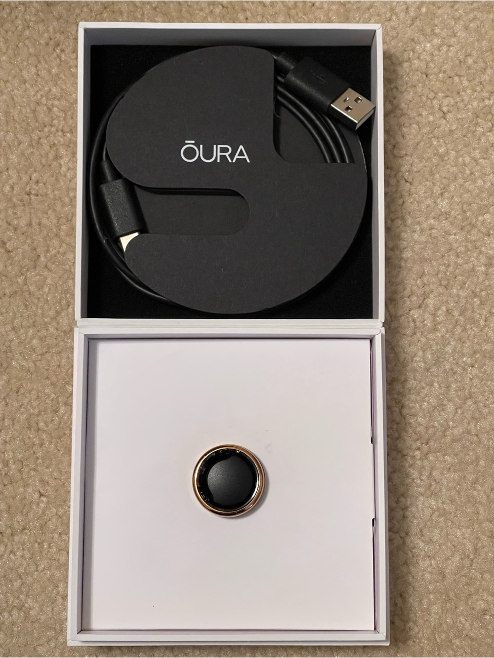 Oura Horizon Rose Gold Smart Ring - Rose Gold